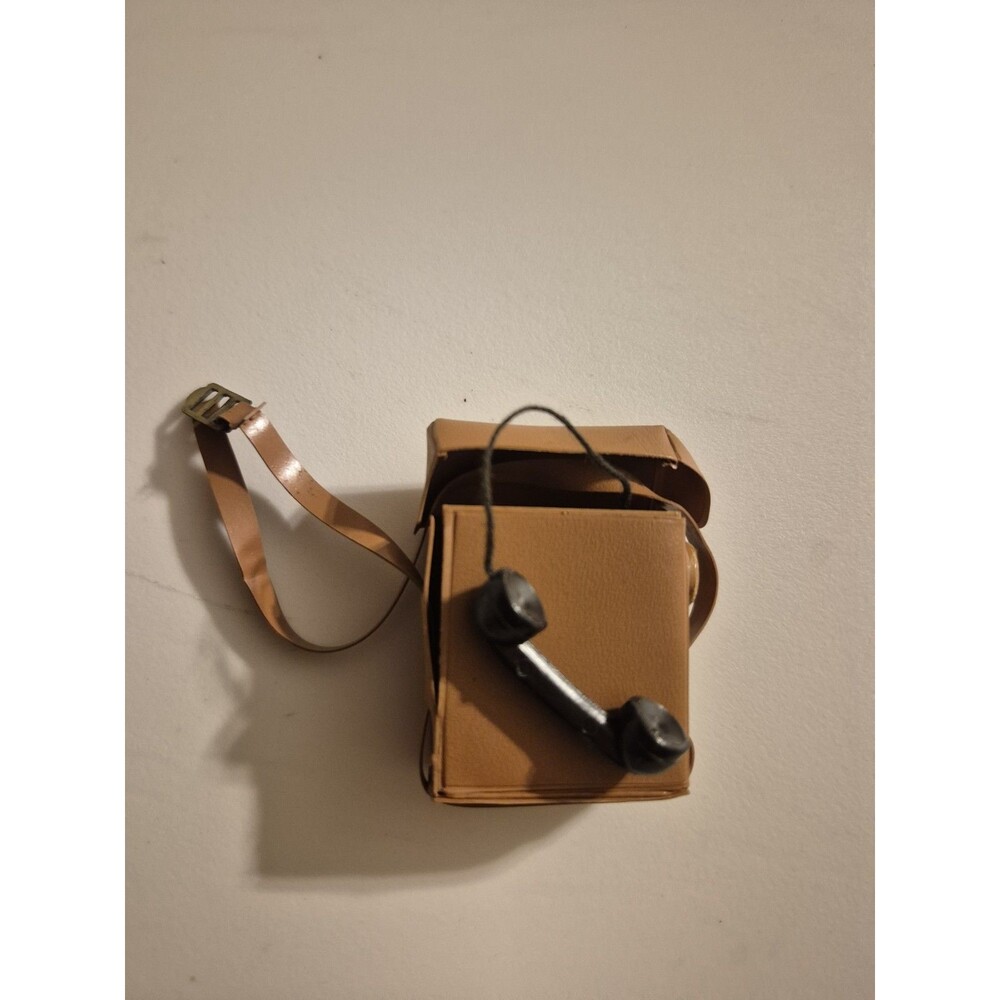 Vintage GI Joe Field Telephone Radio Backpack w/ Handset Hasbro 1960s 12” Figure